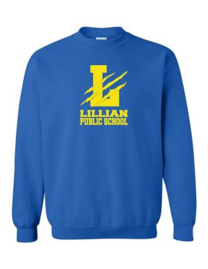 #20- Royal Blue Crewneck- Printed (Logo #1)