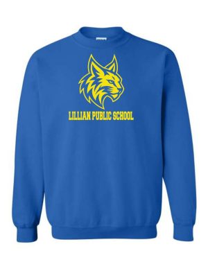 #26- Royal Blue Crewneck- Printed (Logo #3)