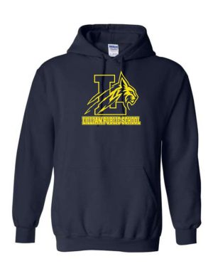 #31- Navy Hoody- Printed (Logo #2)