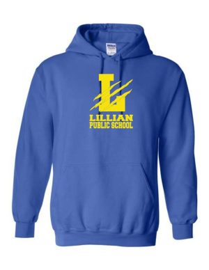 #29- Royal Blue Hoody- Printed (Logo #1)