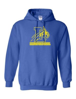 #32- Royal Blue Hoody- Printed (Logo #2)