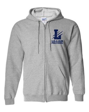 #39- Sport Grey Full Zip- Printed (Logo #1)