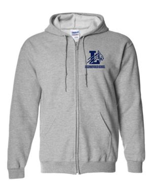 #42- Sport Grey Full Zip- Printed (Logo #2)