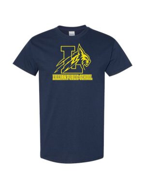 #4- Navy Cotton T-Shirt- Printed (Logo #2)
