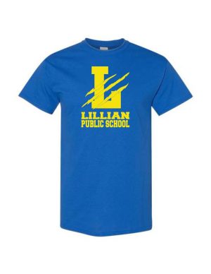 #2- Royal Blue Cotton T-Shirt- Printed (Logo #1)