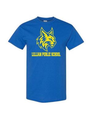 #8- Royal Blue Cotton T-Shirt- Printed (Logo #3)