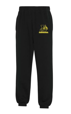 #54- Black ATC Sweatpants with Pocket- Printed (Logo #2)
