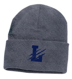 #63- Athletic Oxford Fold Over Toque- Embroidered (Logo #1)