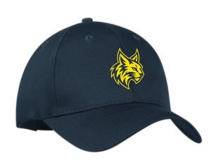 #70- Navy Adjustable Hat- Embroidered (Logo #3)